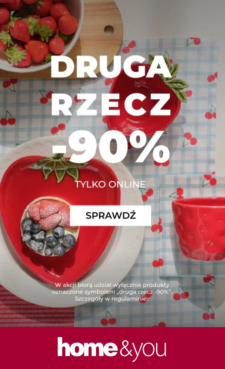 gazetka promocyjna home&you Druga rzecz -90% - Strona 1