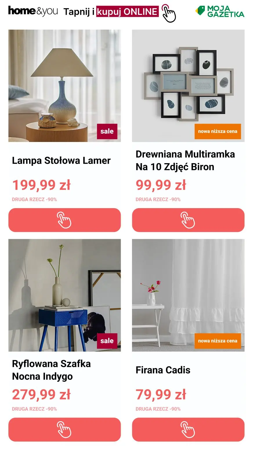 gazetka promocyjna home&you Druga rzecz -90% - Strona 8