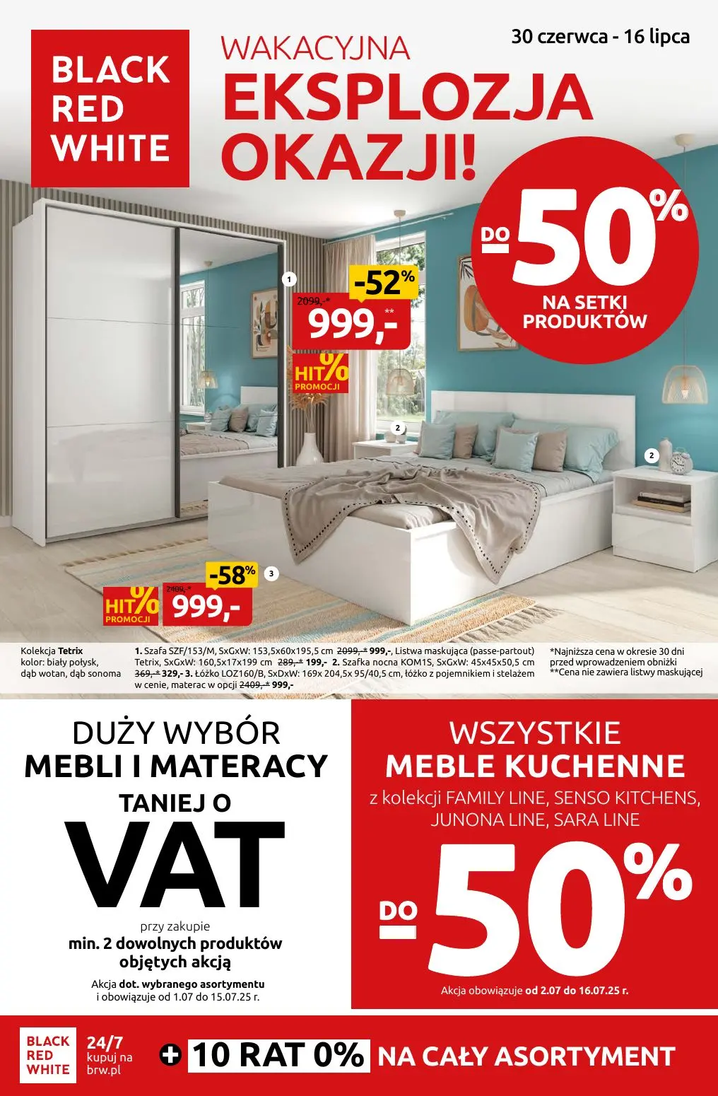 gazetka promocyjna Black Red White Wakacyjna eksplozja okazji! - Strona 1