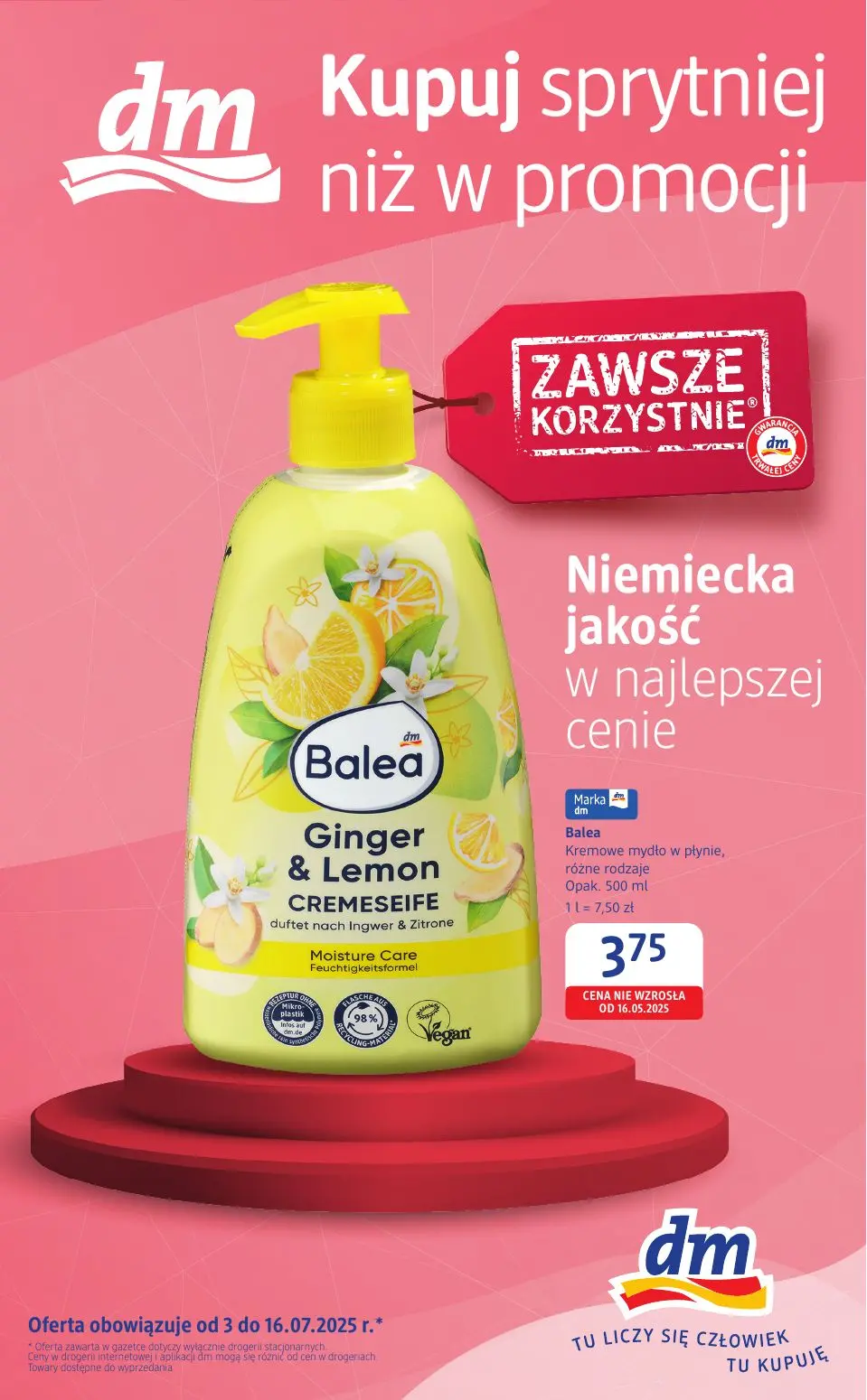 gazetka promocyjna Drogeria dm Zawsze korzystnie - Strona 1