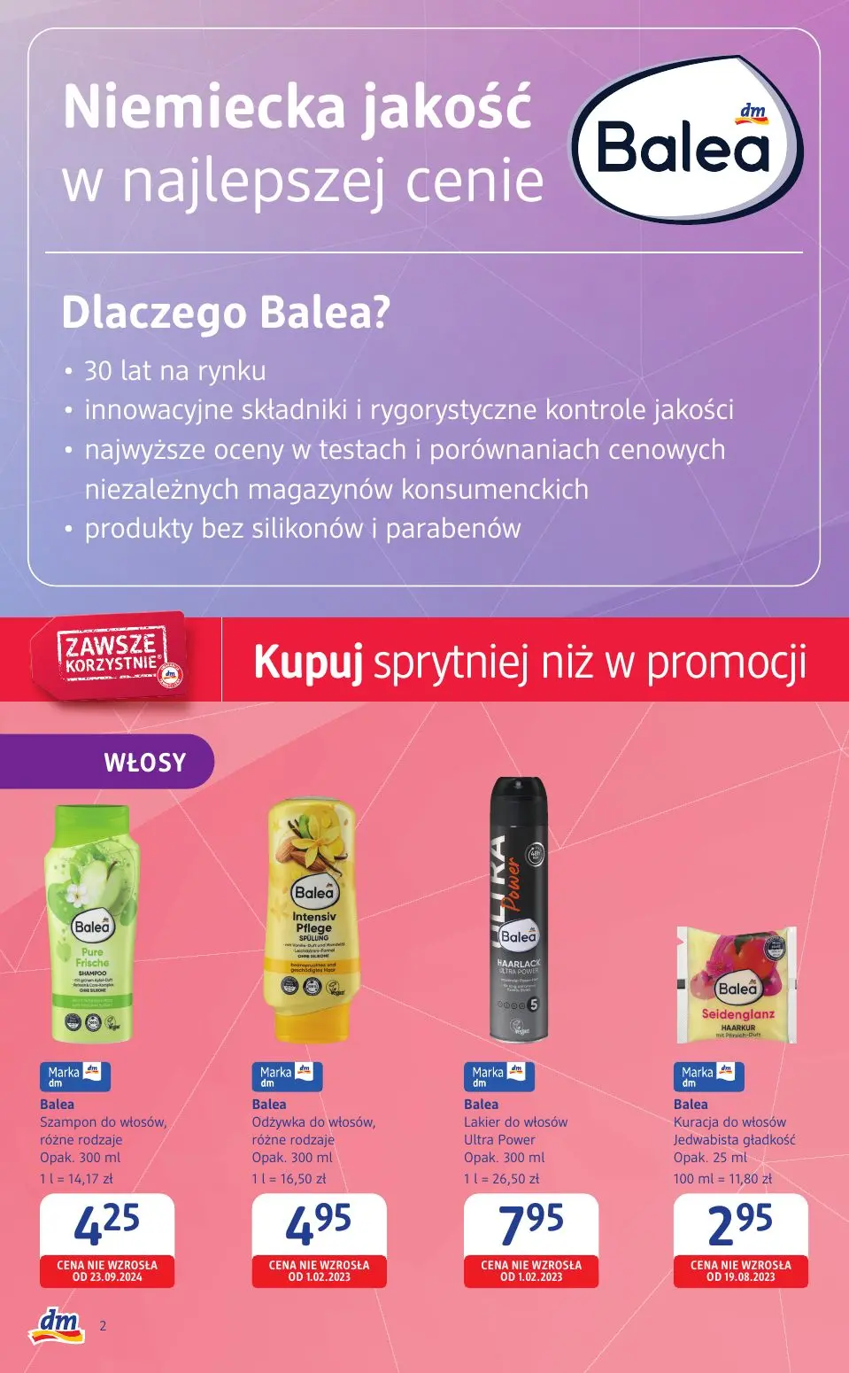 gazetka promocyjna Drogeria dm Zawsze korzystnie - Strona 2