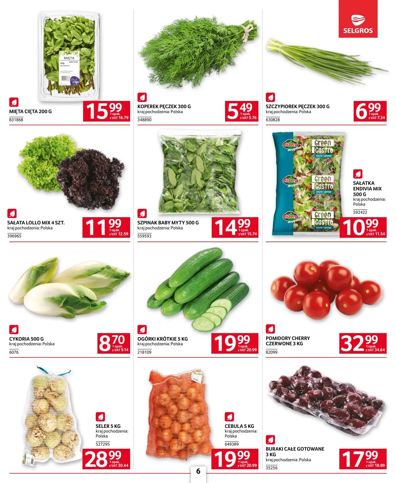 gazetka promocyjna SELGROS Oferta dla gastronomii - Strona 6