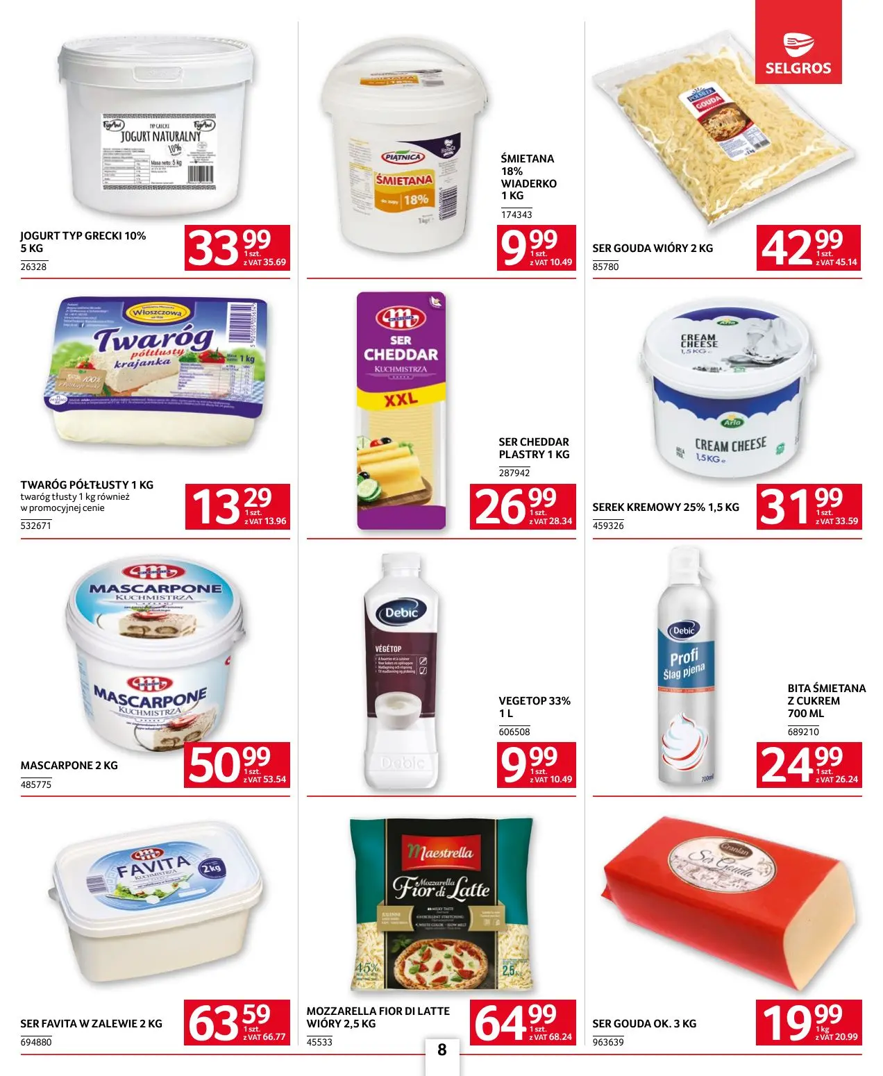 gazetka promocyjna SELGROS Oferta dla gastronomii - Strona 8