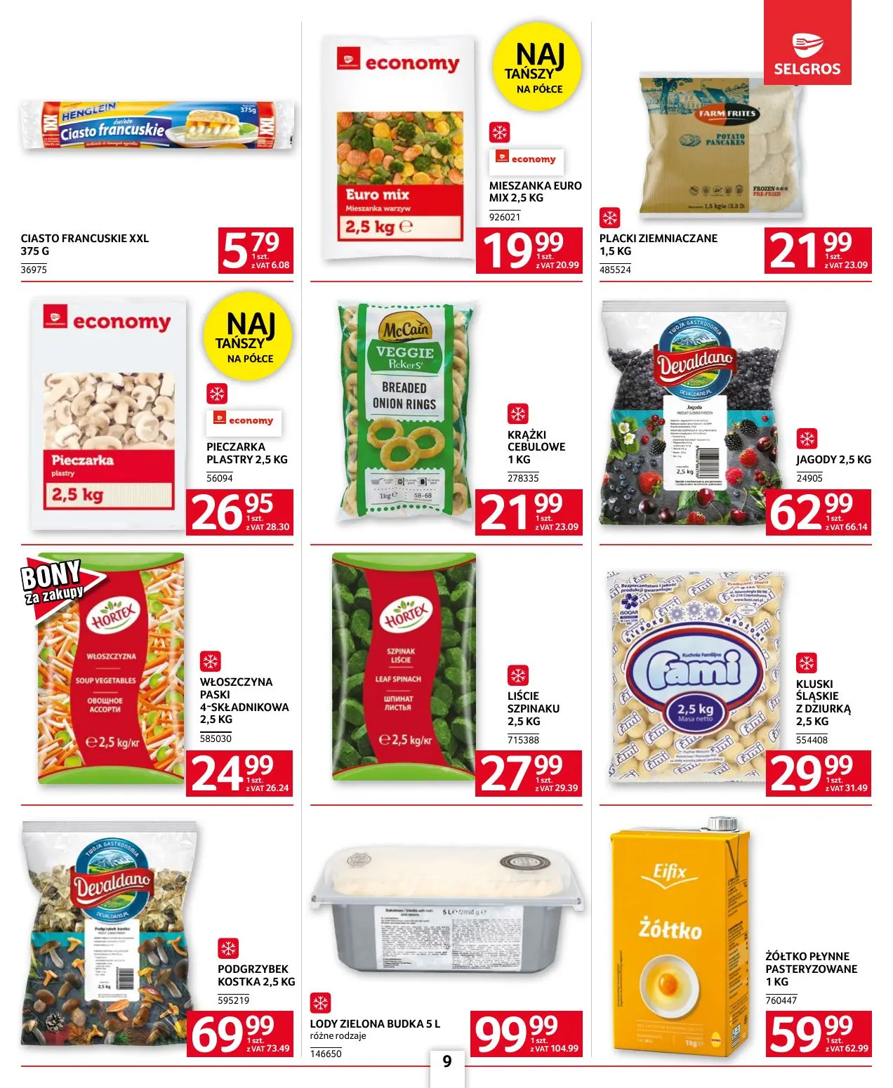 gazetka promocyjna SELGROS Oferta dla gastronomii - Strona 9