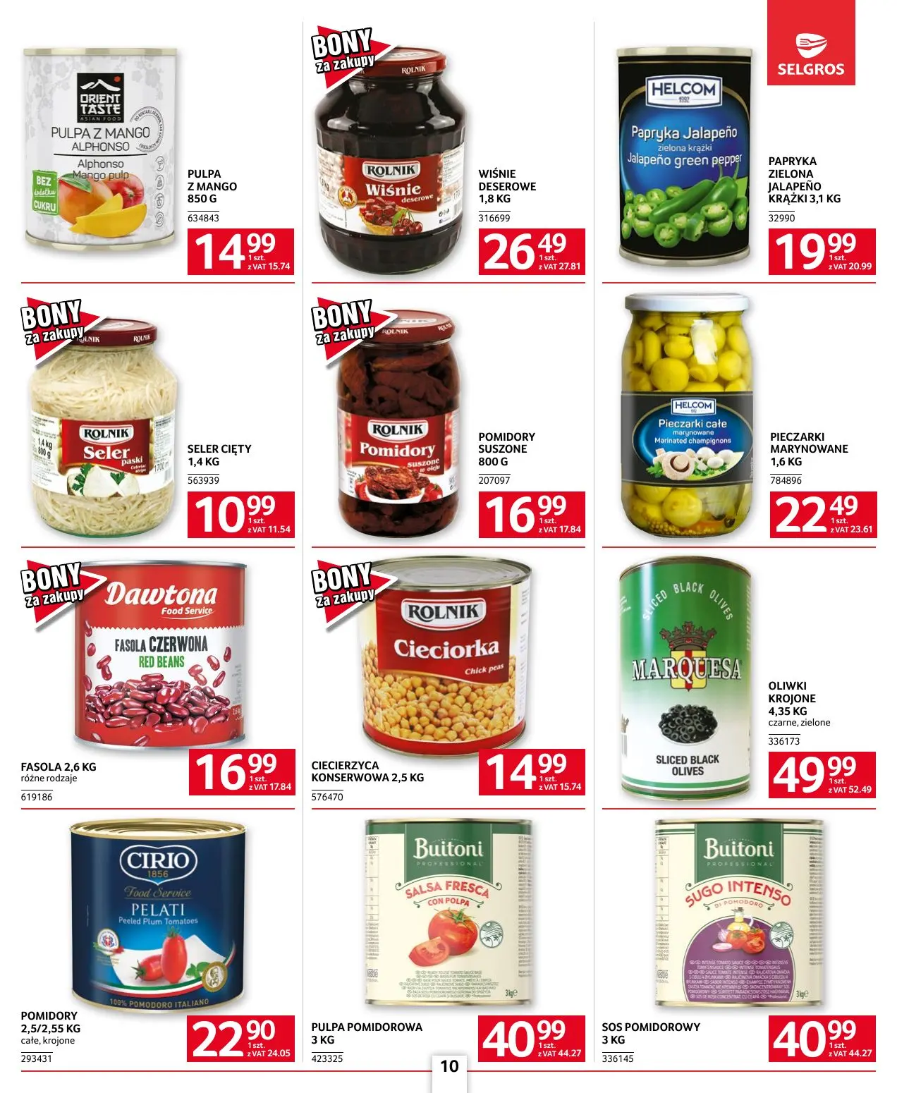 gazetka promocyjna SELGROS Oferta dla gastronomii - Strona 10
