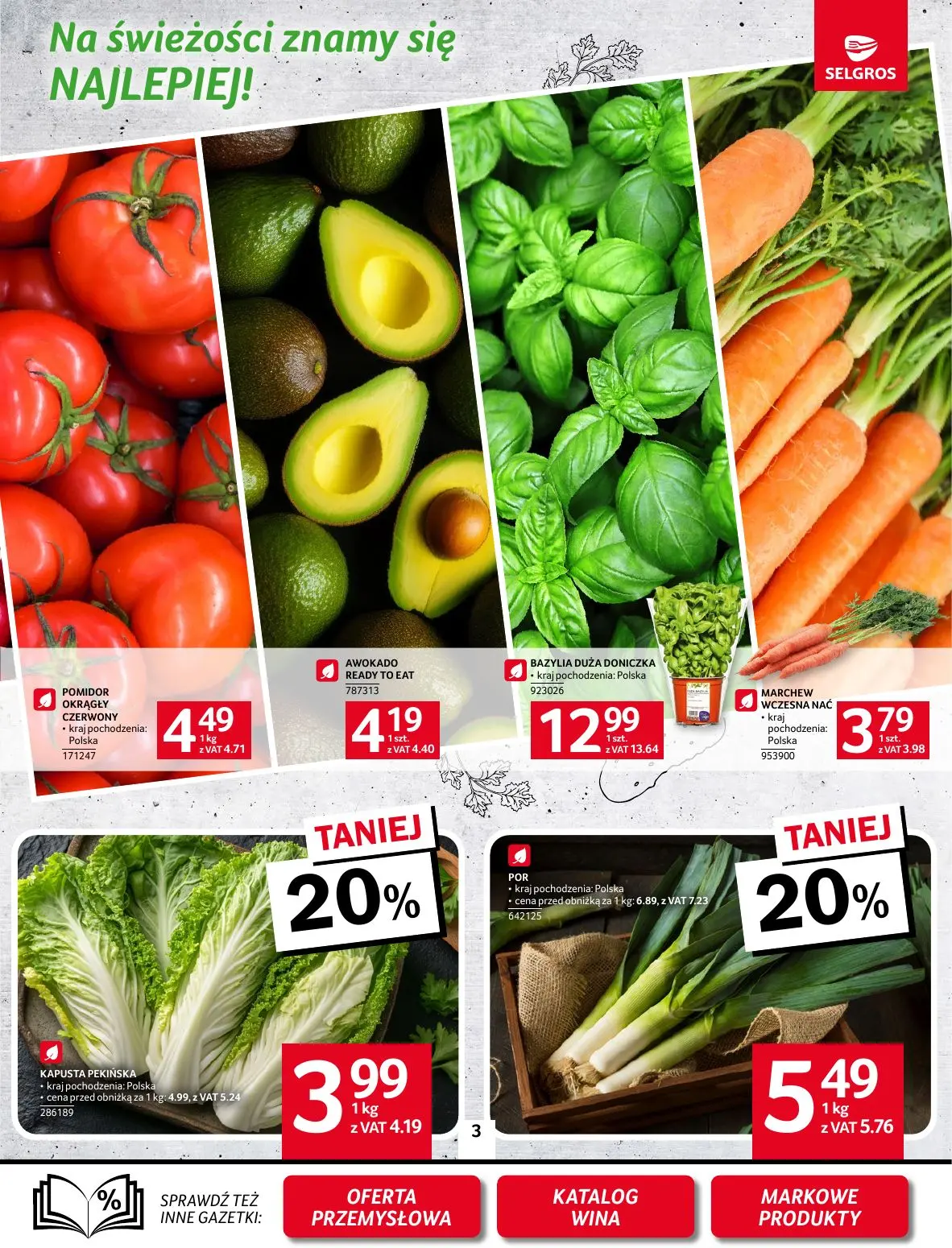 gazetka promocyjna SELGROS Oferta Spożywcza - Strona 3