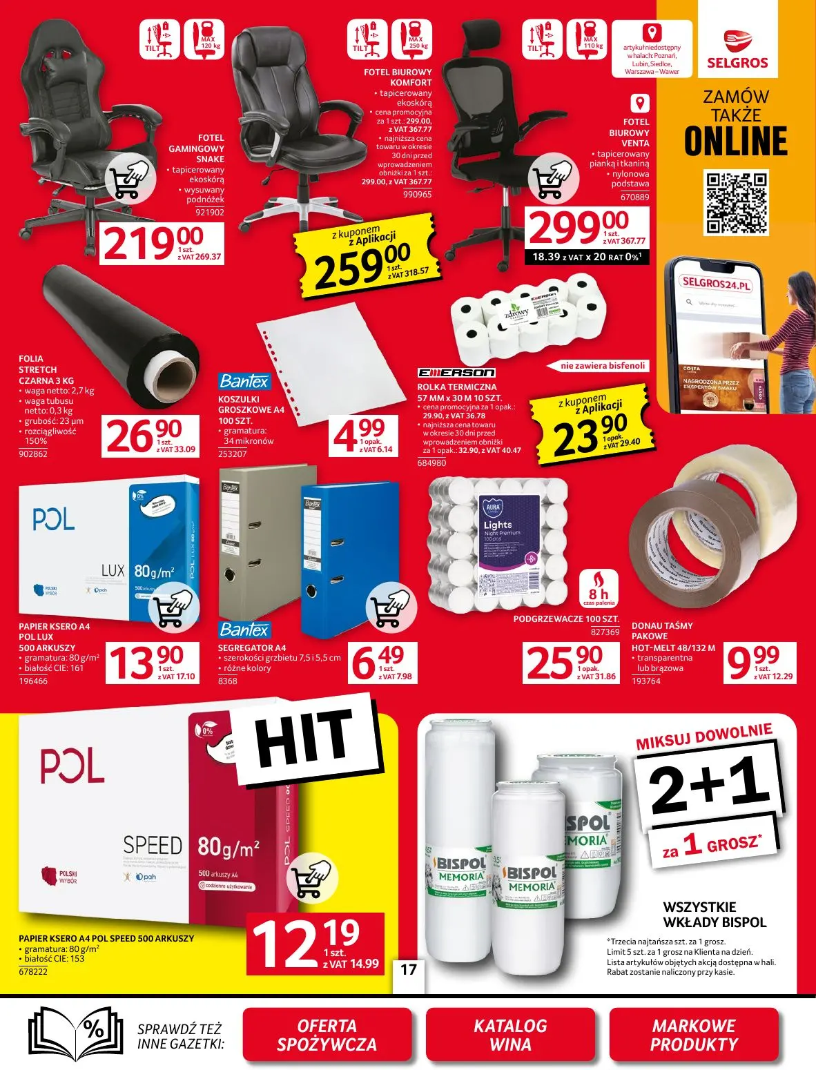 gazetka promocyjna SELGROS Oferta Przemysłowa

 
 - Strona 19