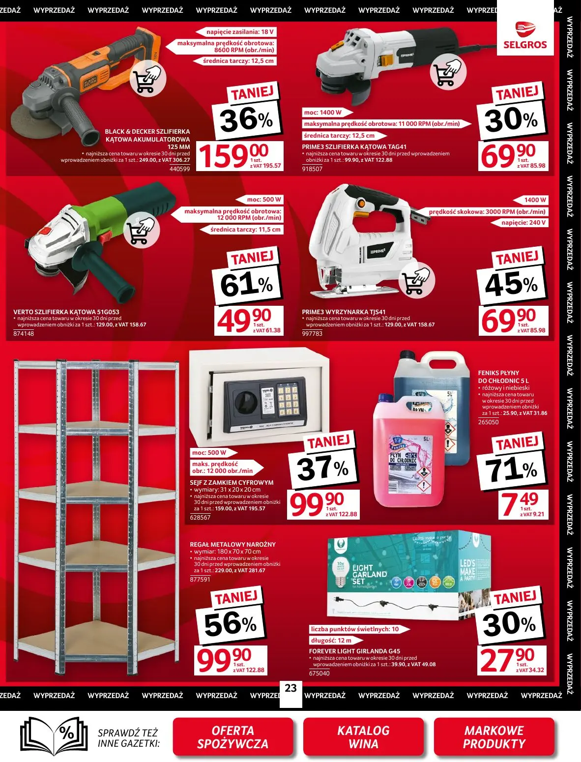 gazetka promocyjna SELGROS Oferta Przemysłowa

 
 - Strona 25