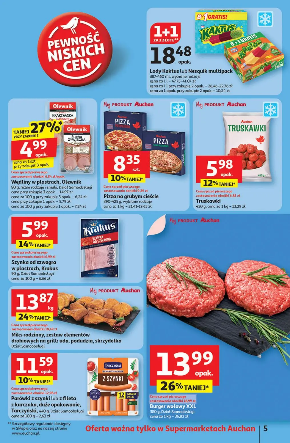 gazetka promocyjna Auchan Supermarket Lato pełne przyjemności - Strona 5