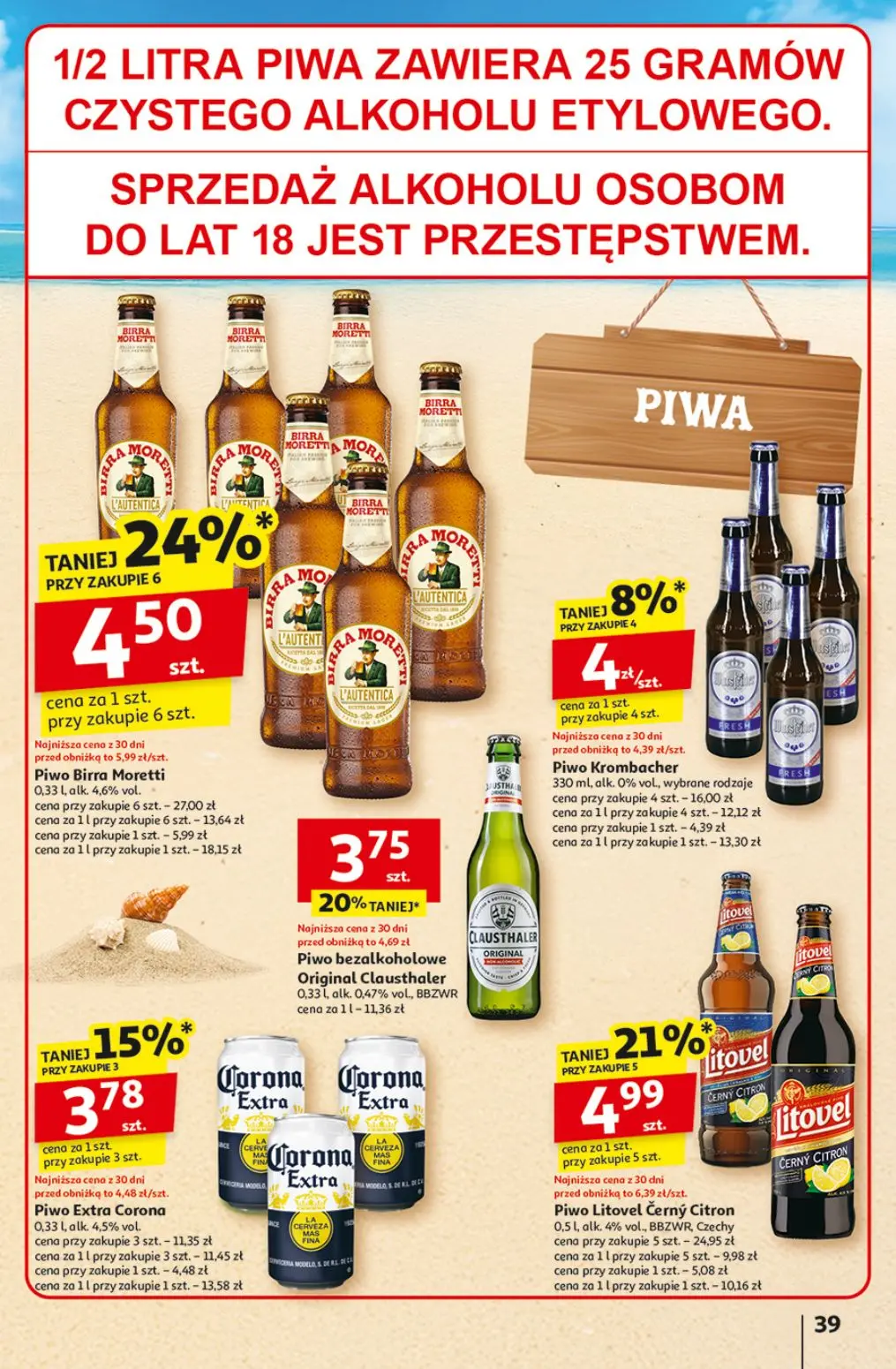 gazetka promocyjna Auchan Lato pełne przyjemności - Strona 39