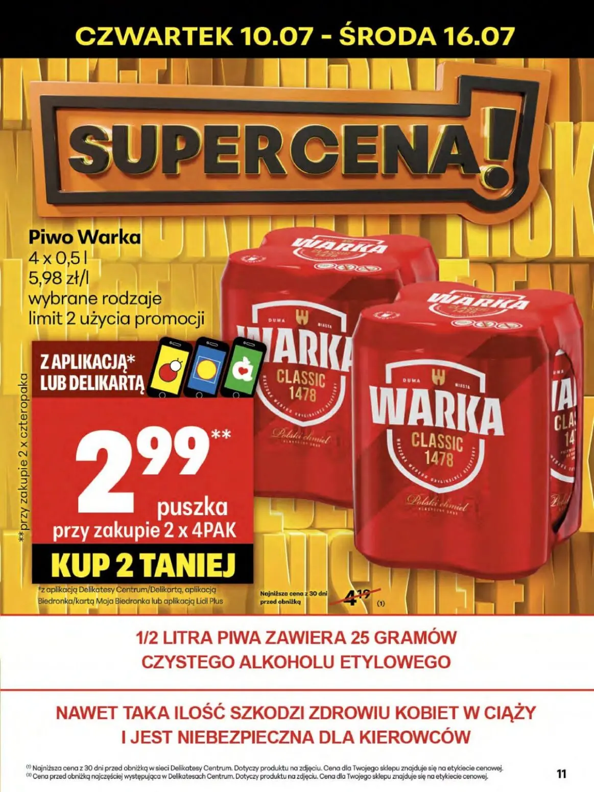 gazetka promocyjna Delikatesy Centrum Niskie ceny na grilla - Strona 11