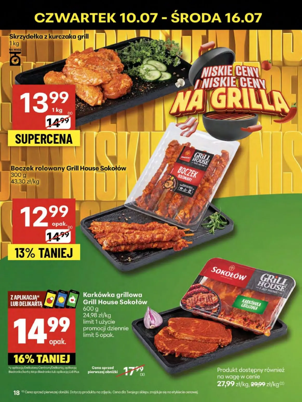 gazetka promocyjna Delikatesy Centrum Niskie ceny na grilla - Strona 18