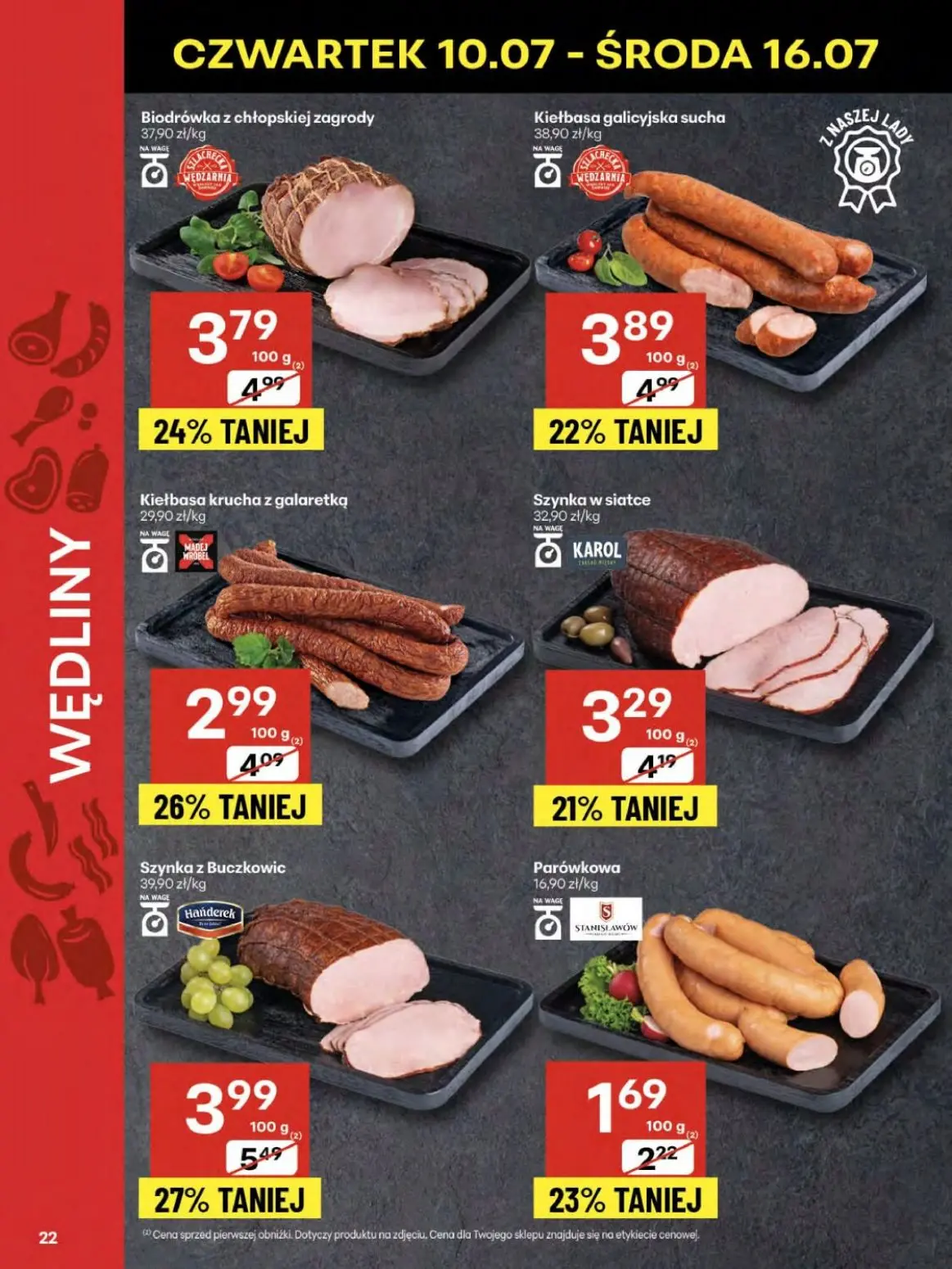 gazetka promocyjna Delikatesy Centrum Niskie ceny na grilla - Strona 22