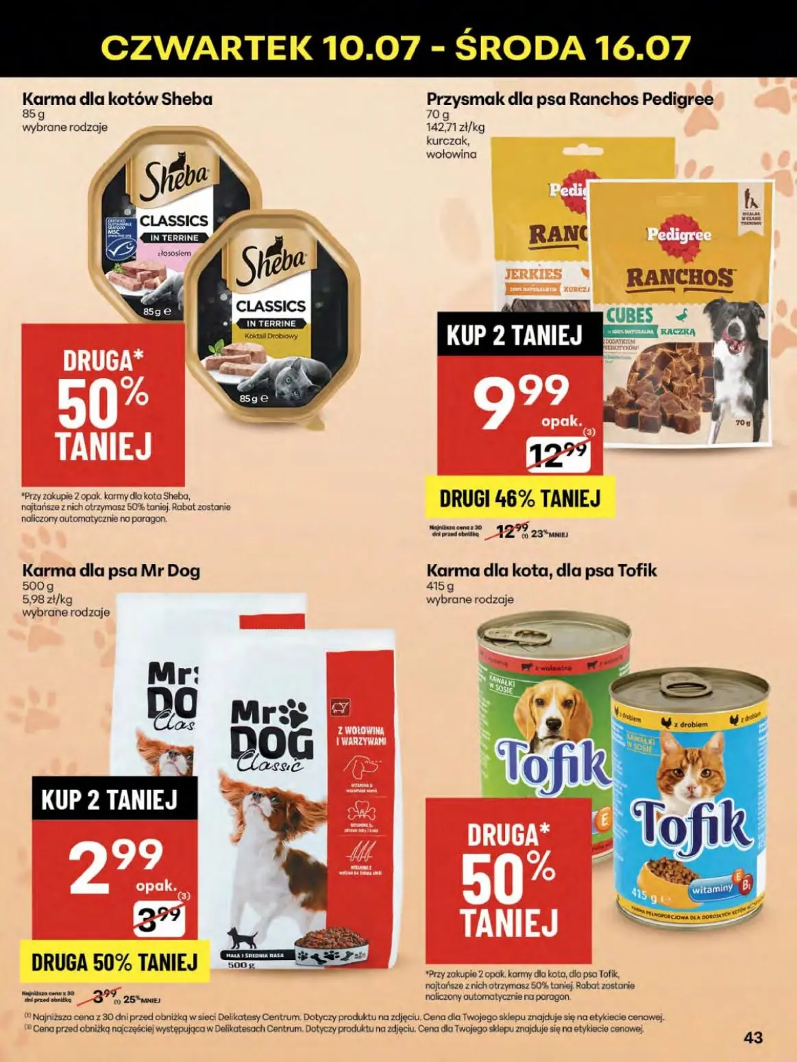 gazetka promocyjna Delikatesy Centrum Niskie ceny na grilla - Strona 43