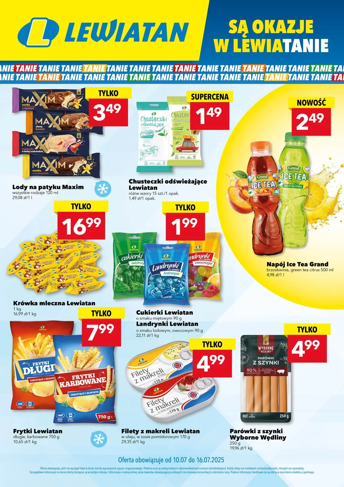 gazetka promocyjna LEWIATAN Są okazje w Lewiatanie - Strona 1