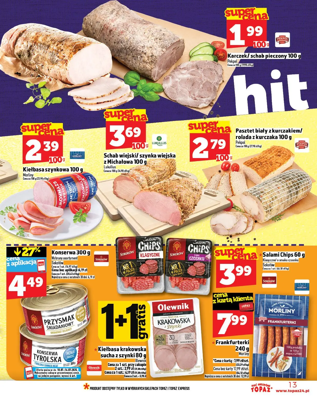 gazetka promocyjna Topaz Warszawa - Strona 13