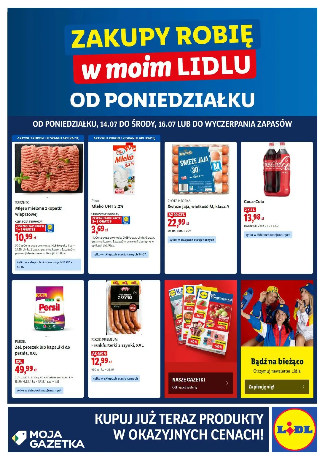 gazetka promocyjna LIDL Zakupy robię w moim Lidlu od poniedziałku - Strona 1