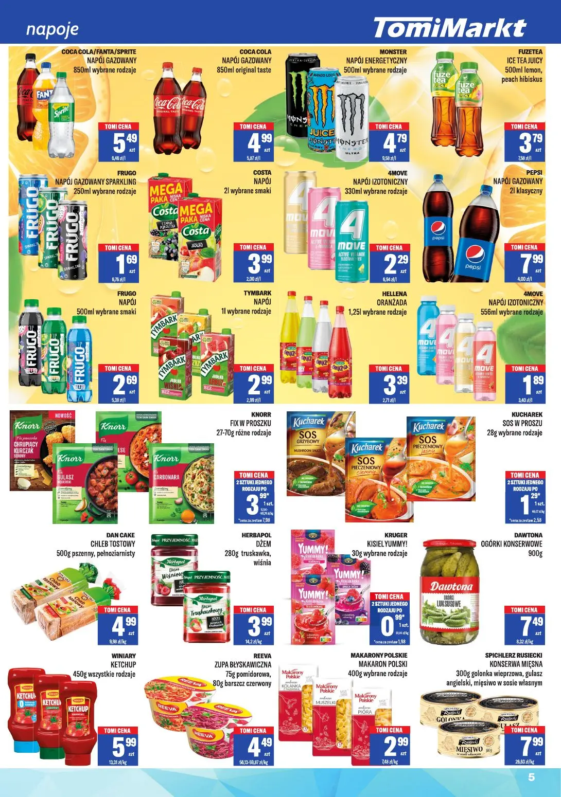 gazetka promocyjna Tomi Markt Twój sklep na co dzień - Strona 5