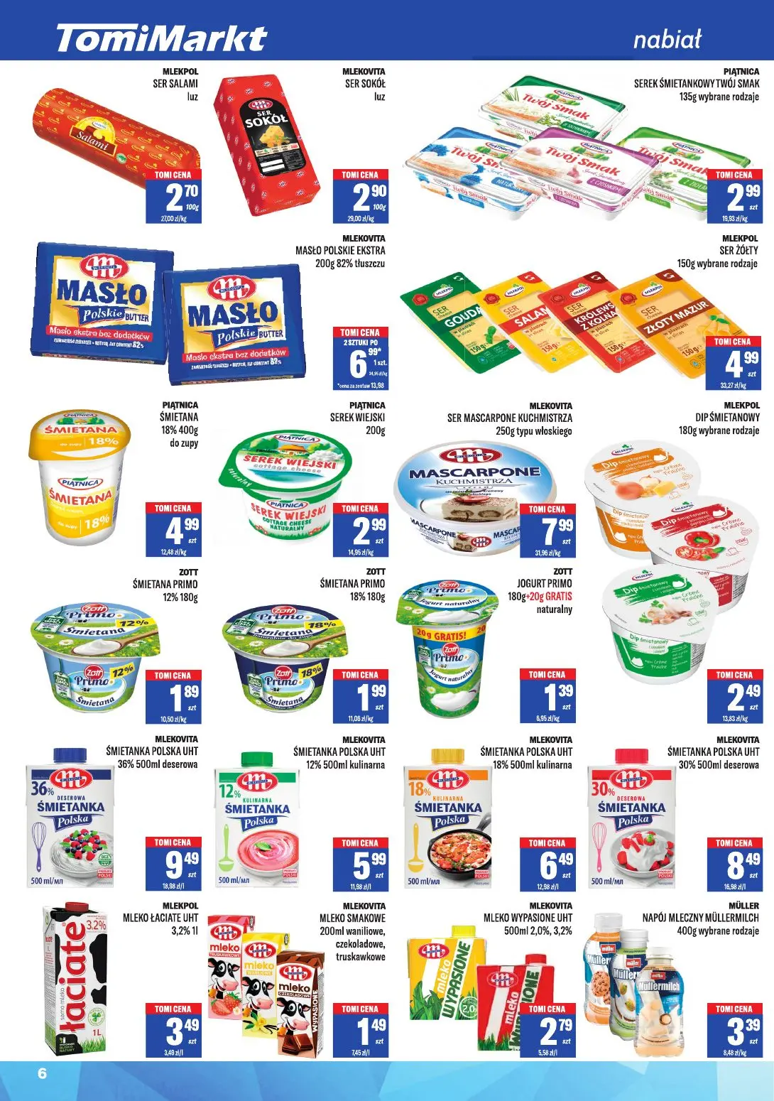 gazetka promocyjna Tomi Markt Twój sklep na co dzień - Strona 6