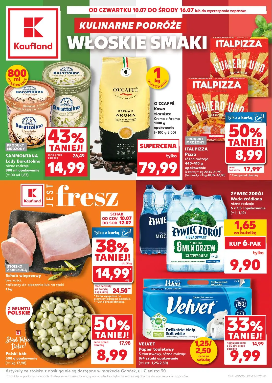 gazetka promocyjna Kaufland Włoskie smaki - Strona 1