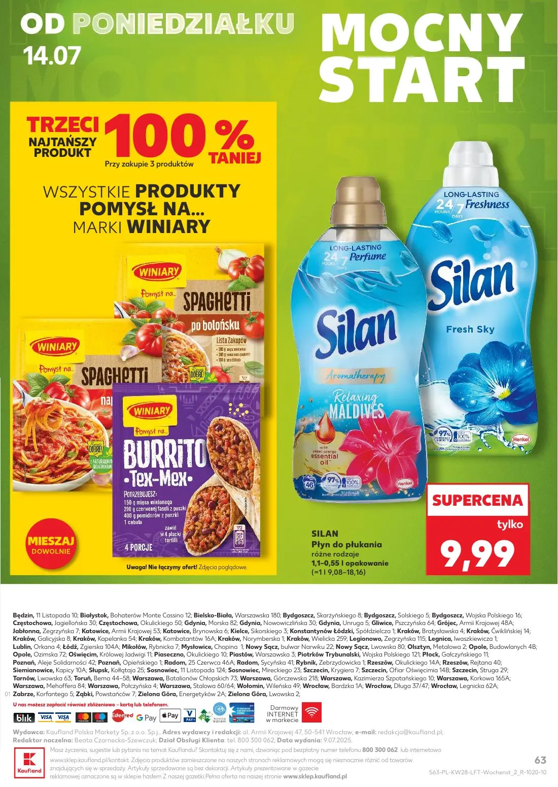 gazetka promocyjna Kaufland Włoskie smaki - Strona 63