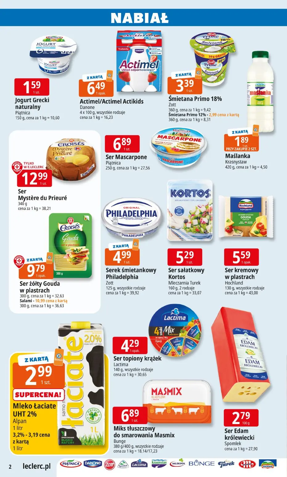 gazetka promocyjna E.Leclerc Wybór w dobrej cenie - Strona 2