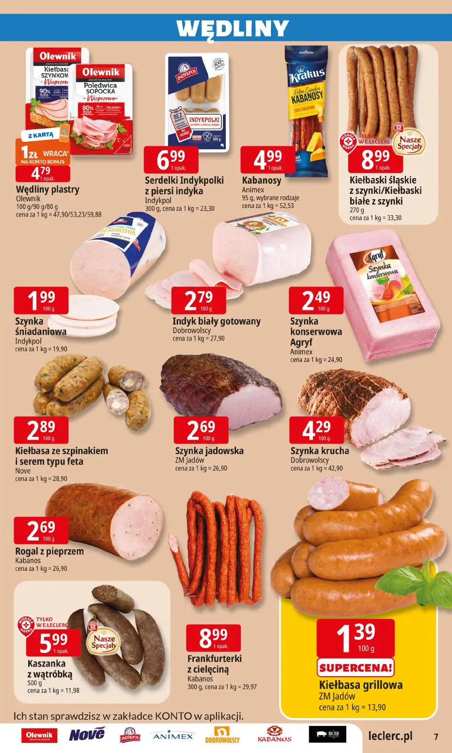 gazetka promocyjna E.Leclerc Wybór w dobrej cenie - Strona 7