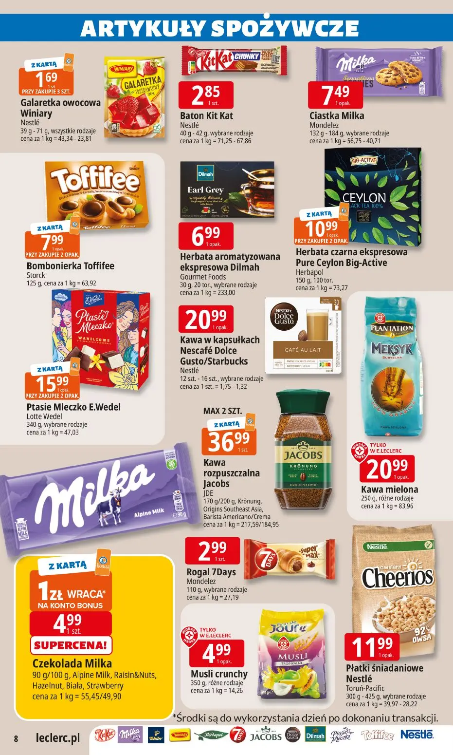 gazetka promocyjna E.Leclerc Wybór w dobrej cenie - Strona 8