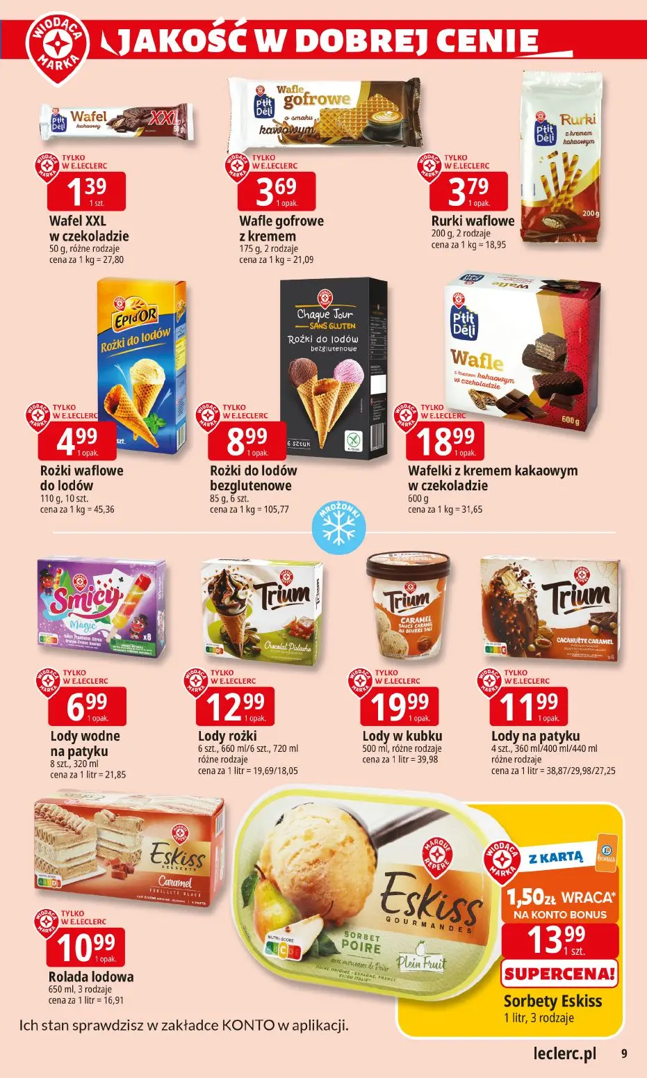 gazetka promocyjna E.Leclerc Wybór w dobrej cenie - Strona 9