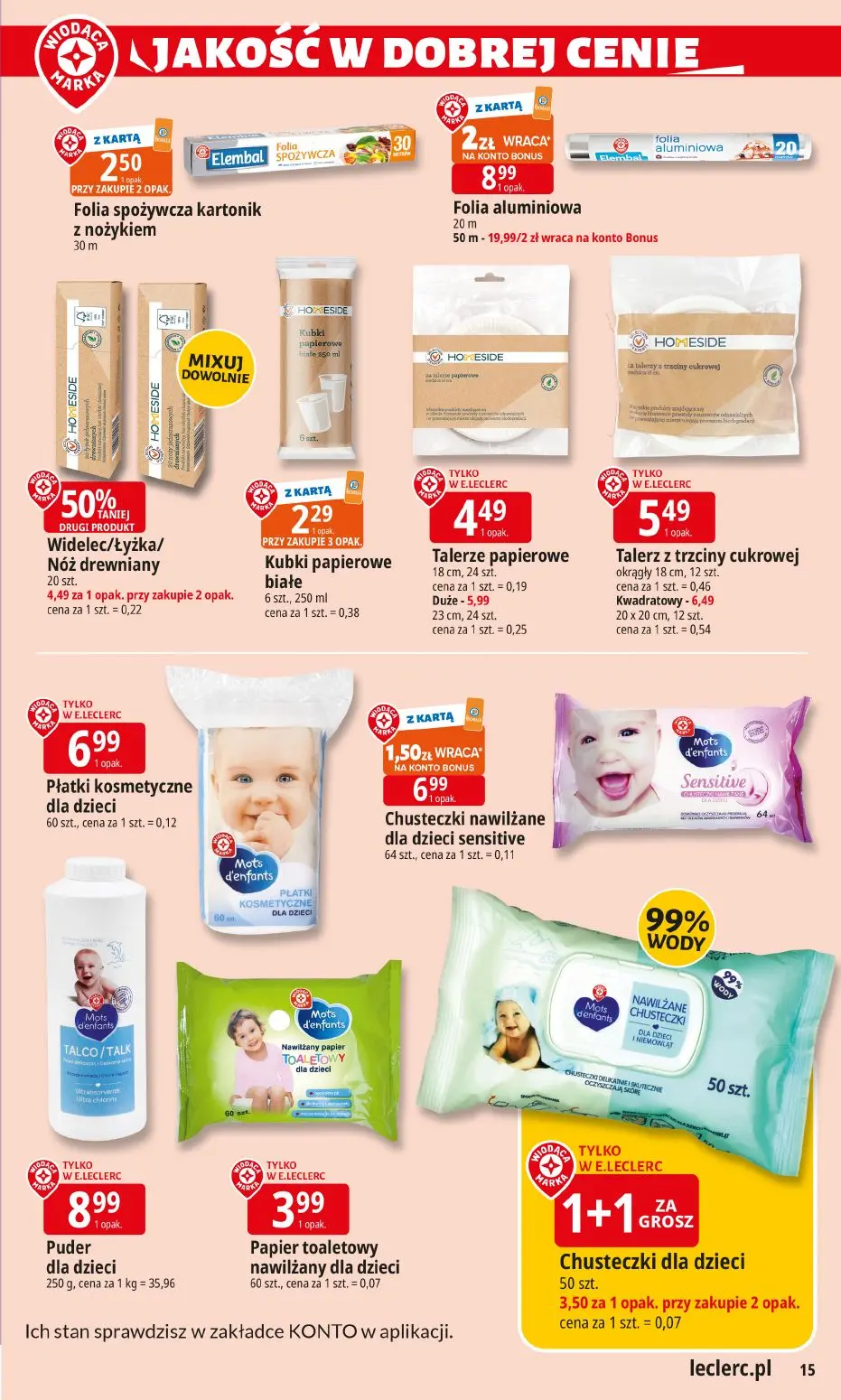 gazetka promocyjna E.Leclerc Wybór w dobrej cenie - Strona 15
