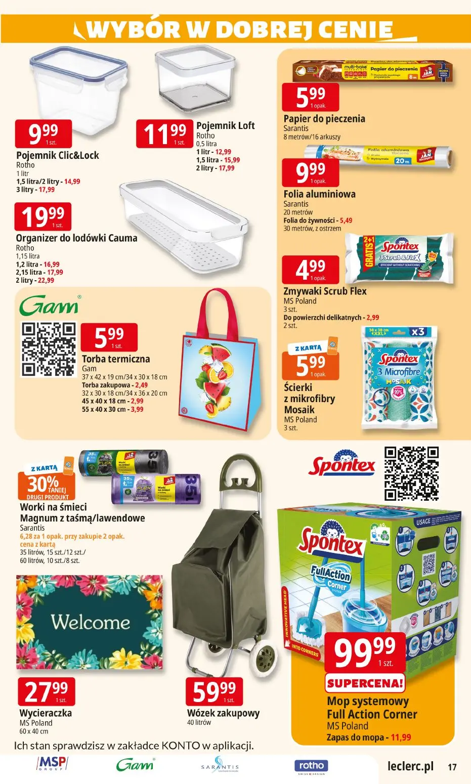 gazetka promocyjna E.Leclerc Wybór w dobrej cenie - Strona 17