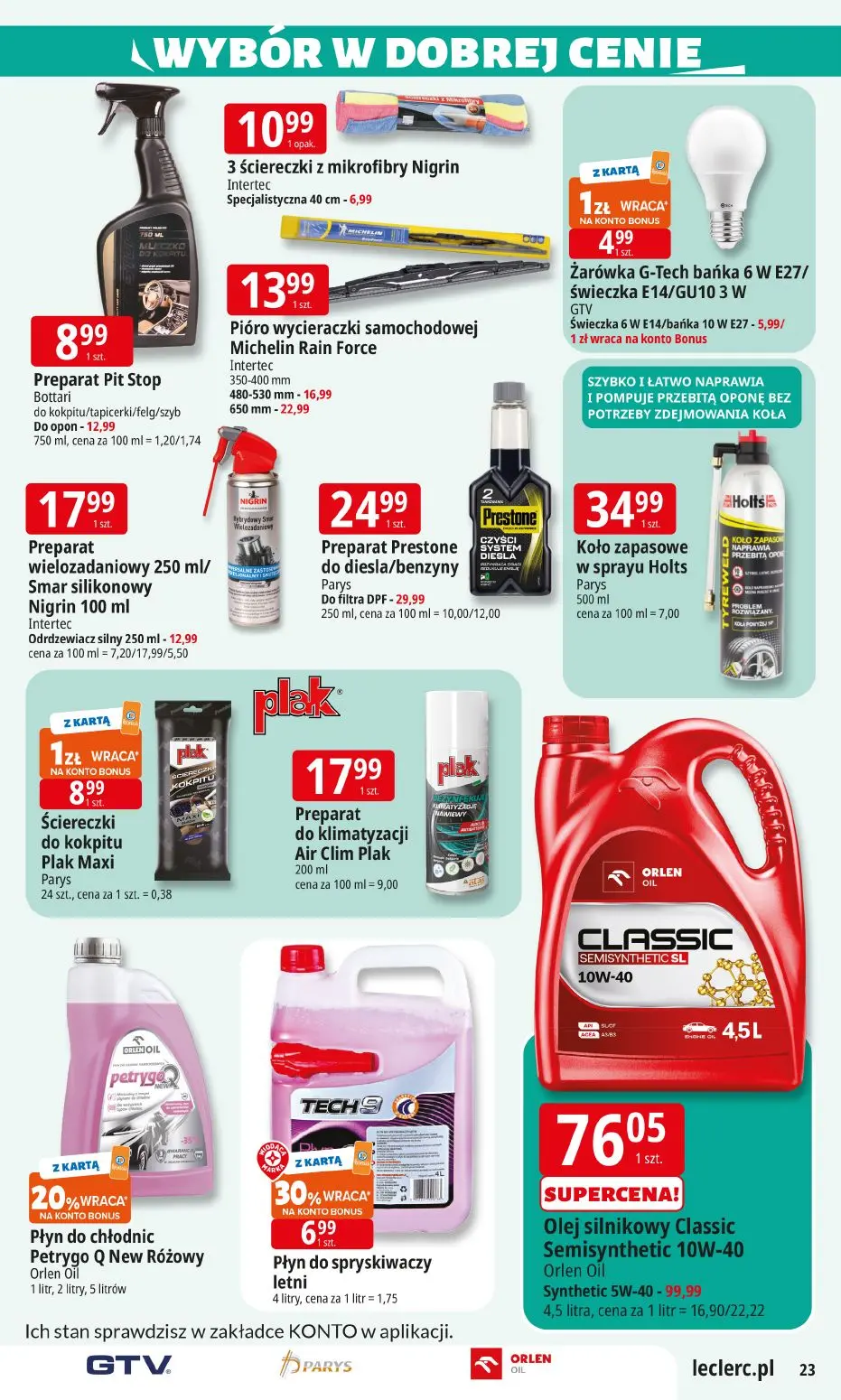gazetka promocyjna E.Leclerc Wybór w dobrej cenie - Strona 23