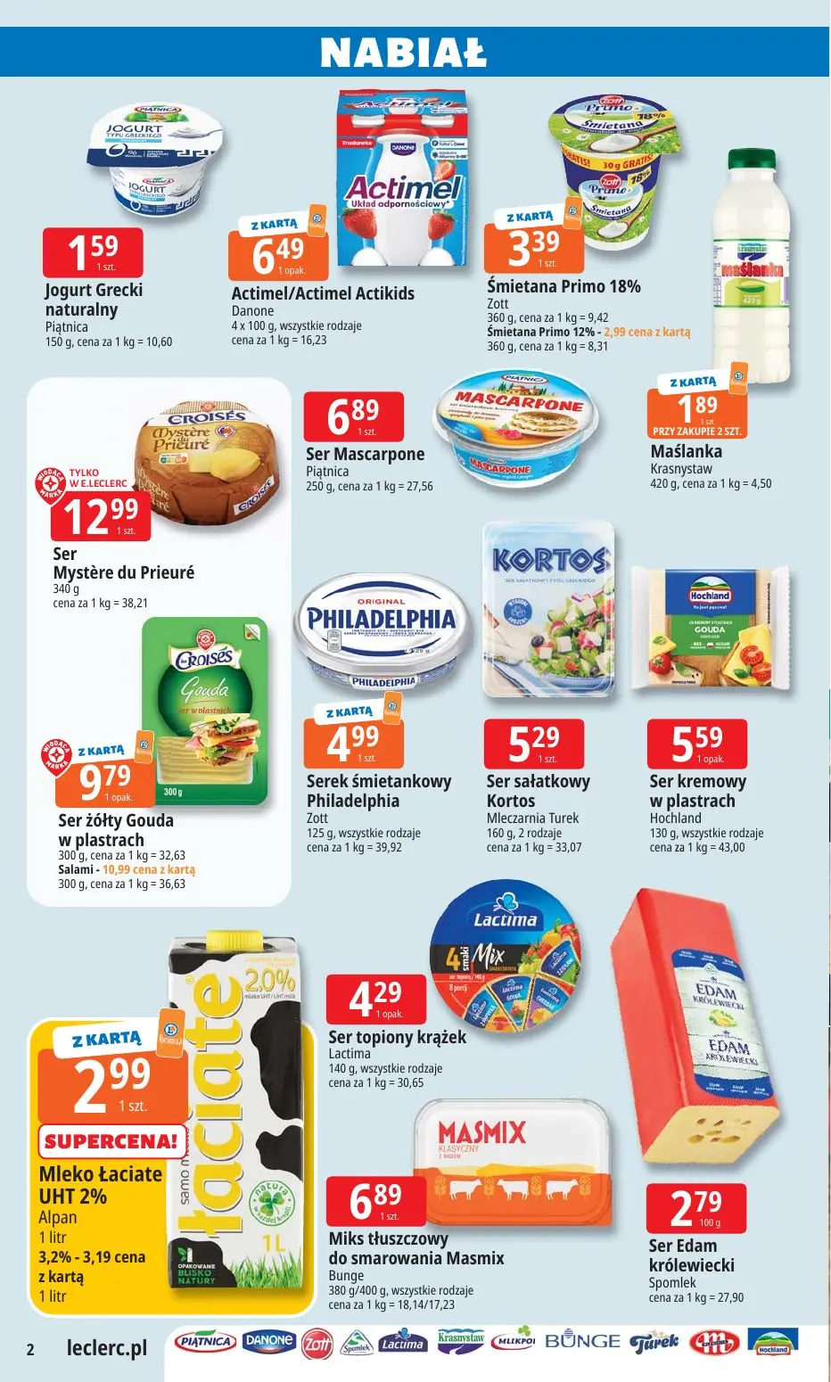 gazetka promocyjna E.Leclerc Wybór w dobrej cenie - Strona 2