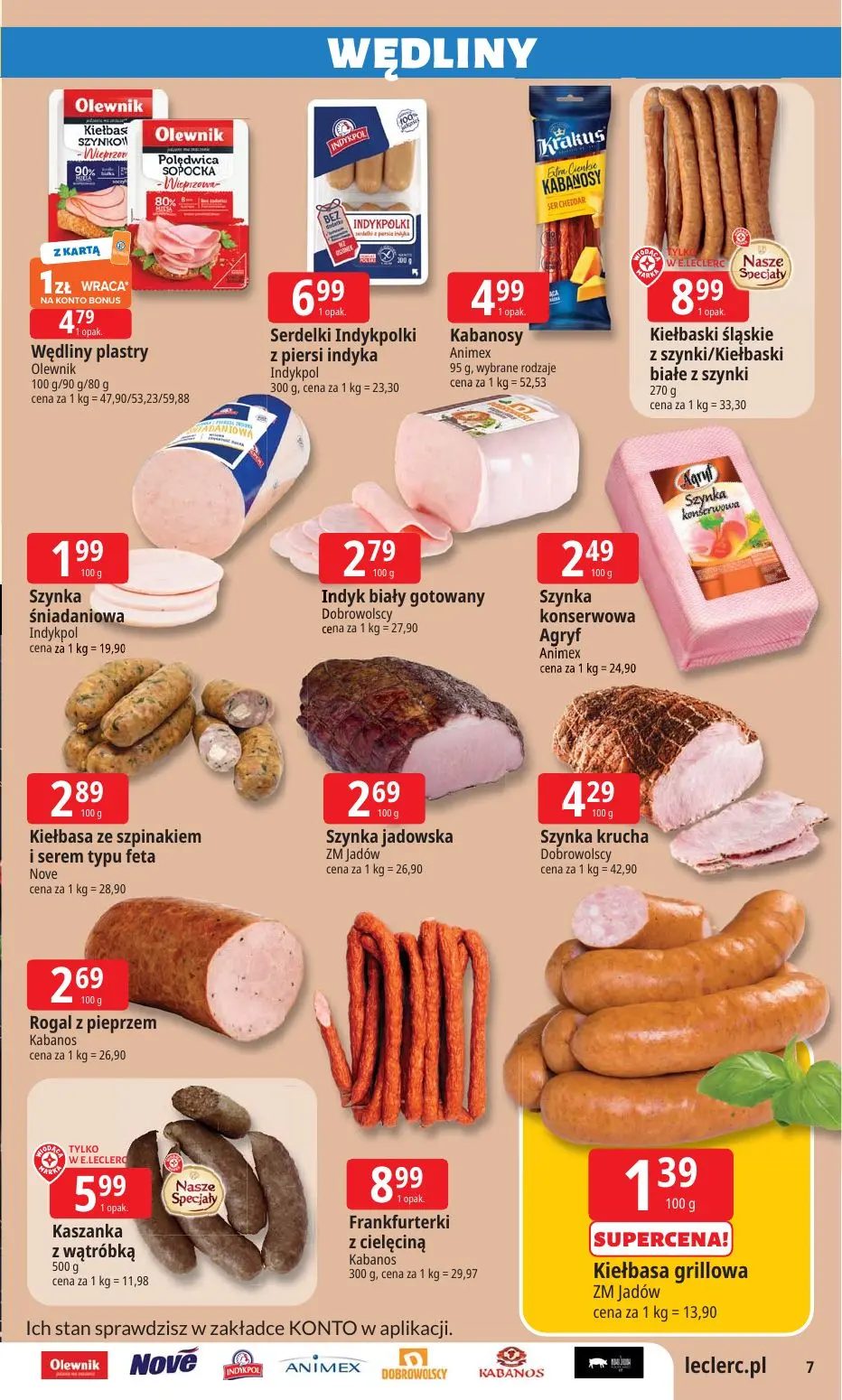 gazetka promocyjna E.Leclerc Wybór w dobrej cenie - Strona 7