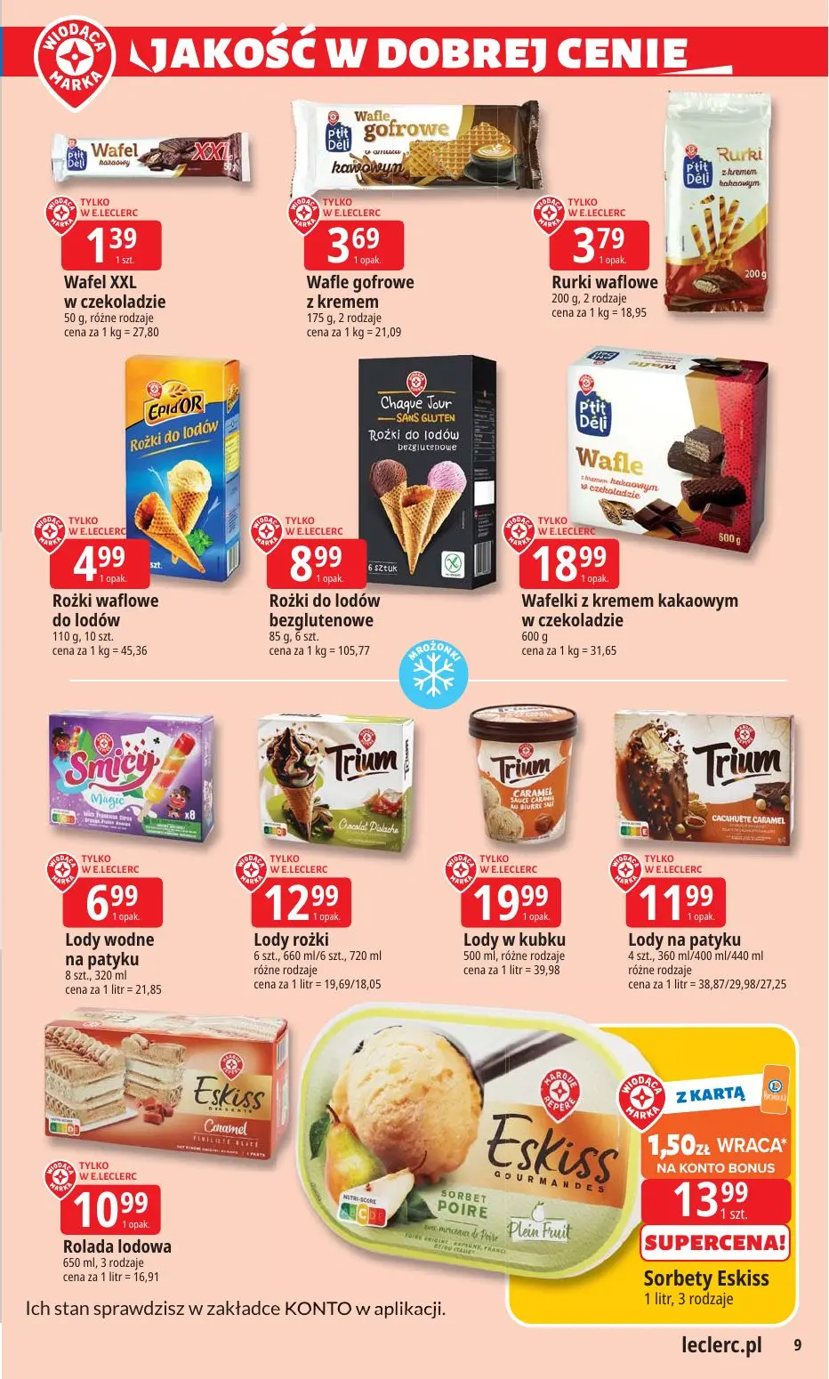 gazetka promocyjna E.Leclerc Wybór w dobrej cenie - Strona 9
