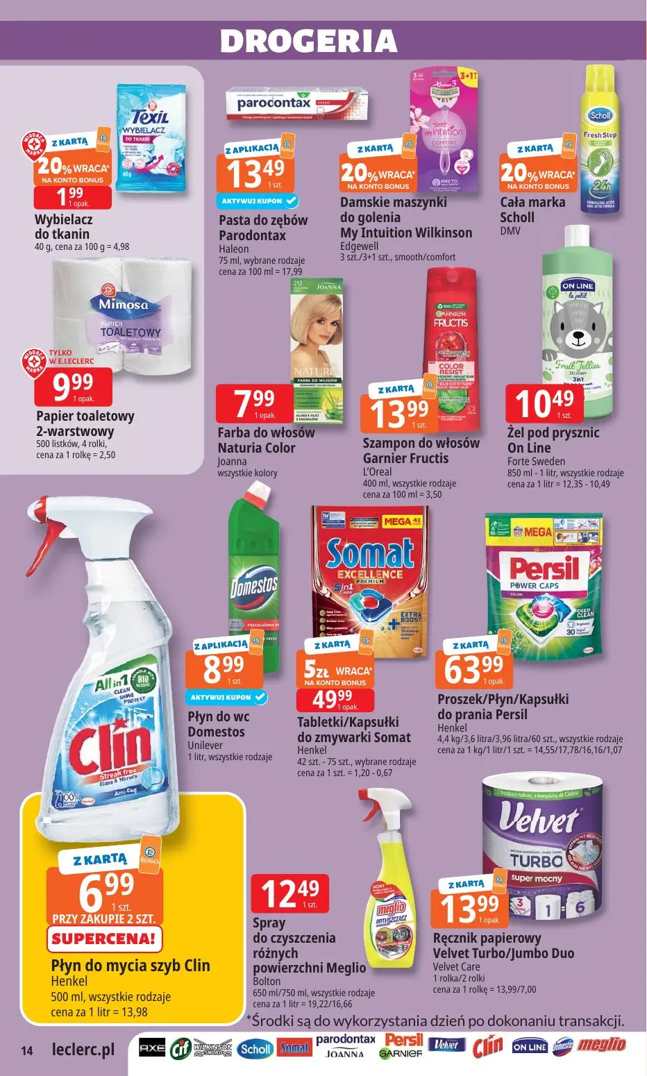 gazetka promocyjna E.Leclerc Wybór w dobrej cenie - Strona 14