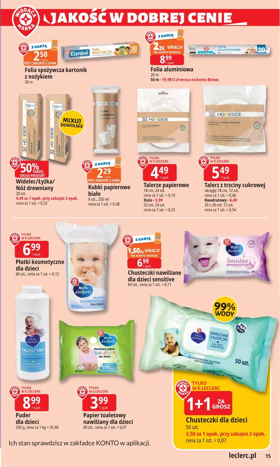 gazetka promocyjna E.Leclerc Wybór w dobrej cenie - Strona 15
