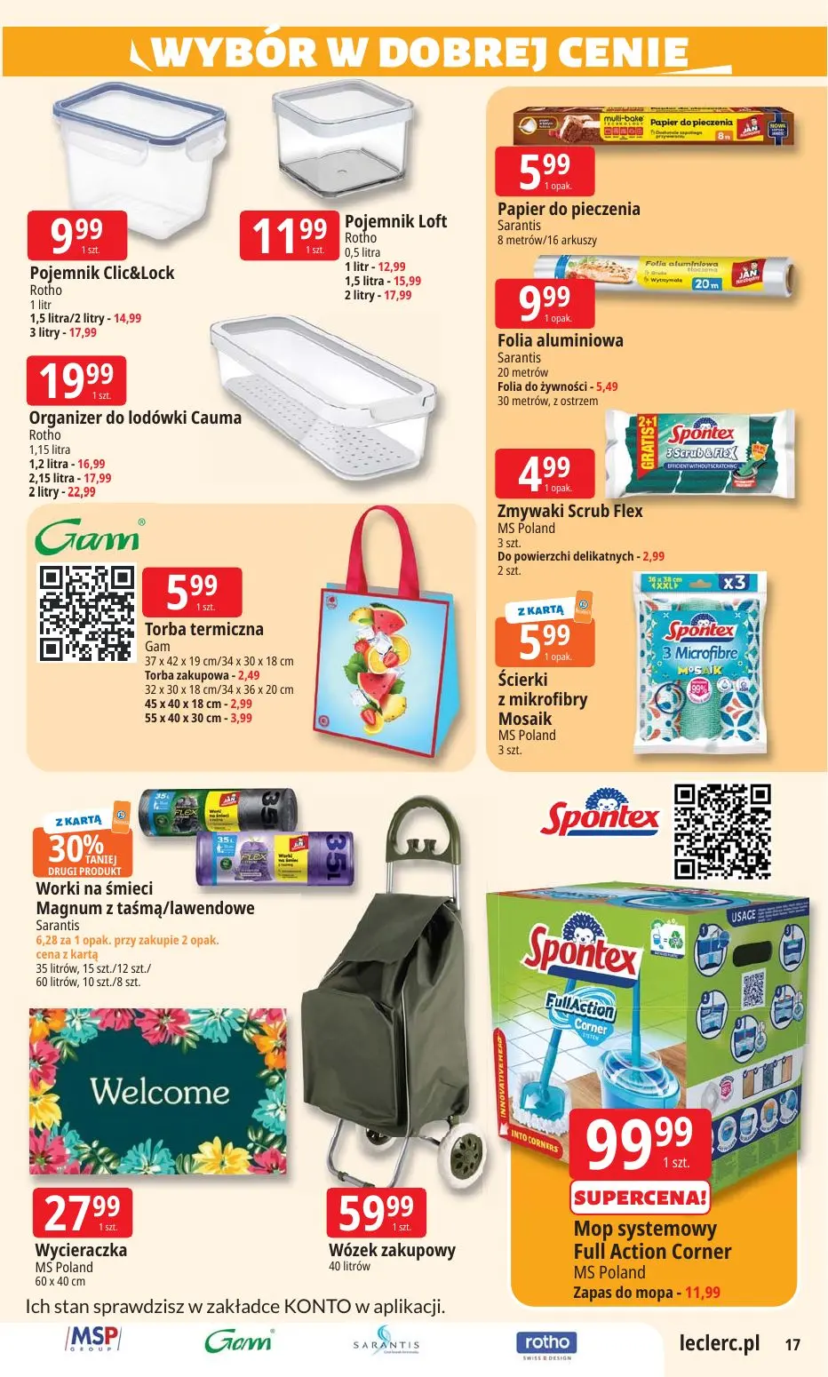 gazetka promocyjna E.Leclerc Wybór w dobrej cenie - Strona 17