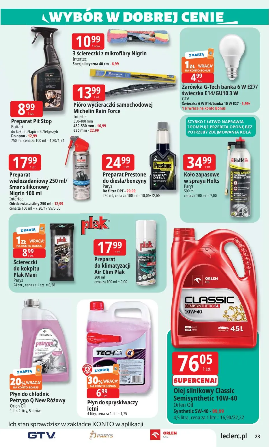 gazetka promocyjna E.Leclerc Wybór w dobrej cenie - Strona 23