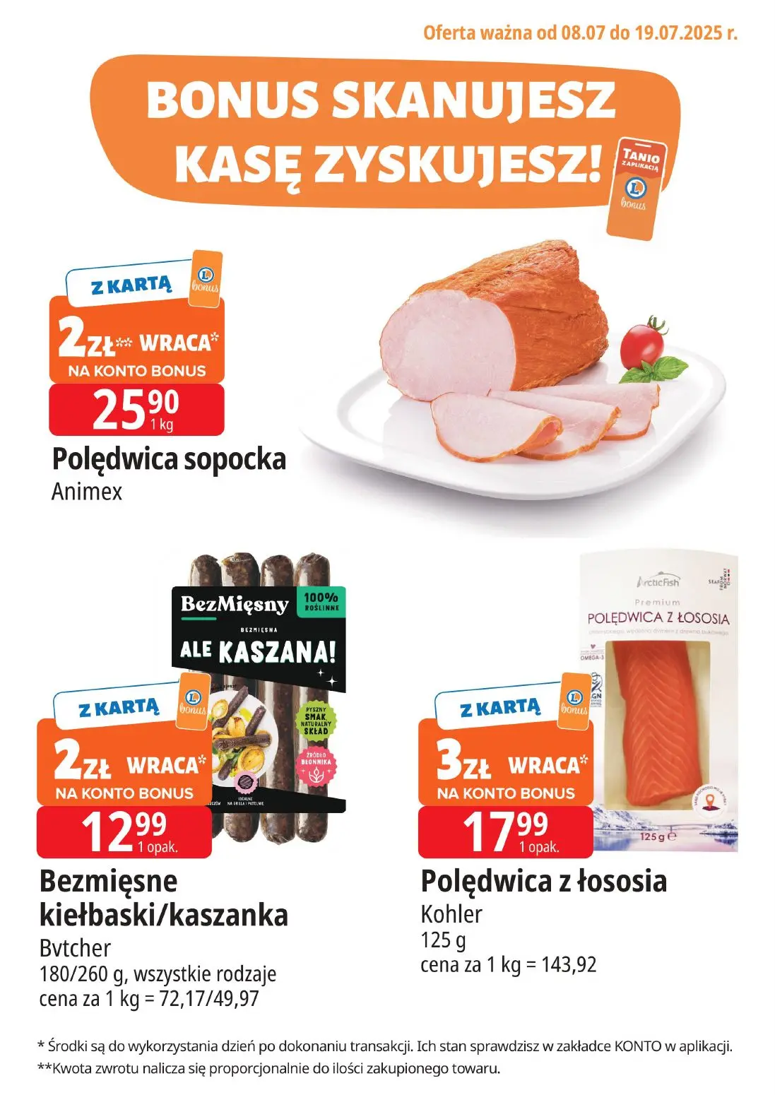 gazetka promocyjna E.Leclerc Bonus skanujesz kasę zyskujesz - Strona 1