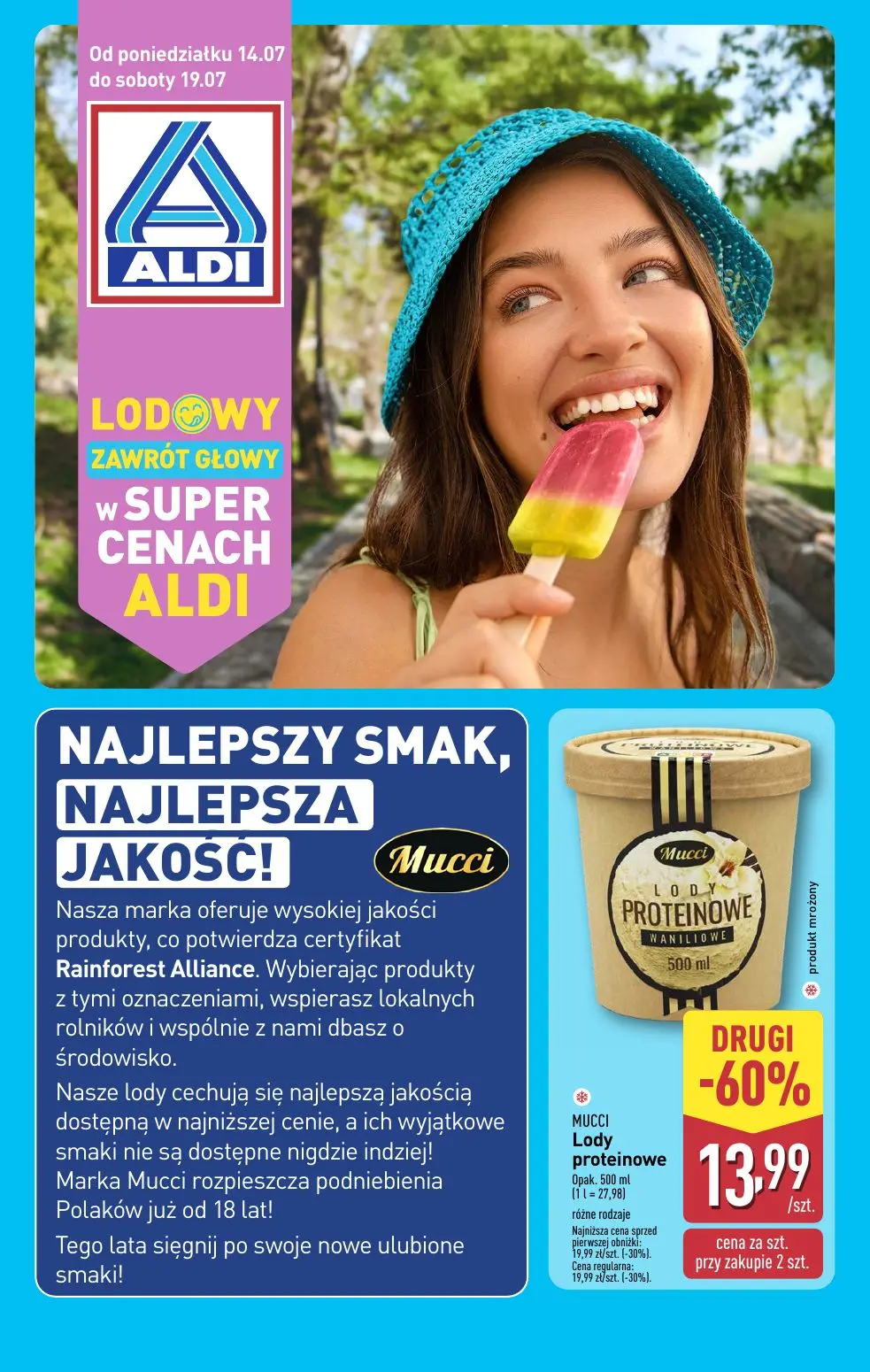 gazetka promocyjna ALDI Lody MUCCI - Strona 1