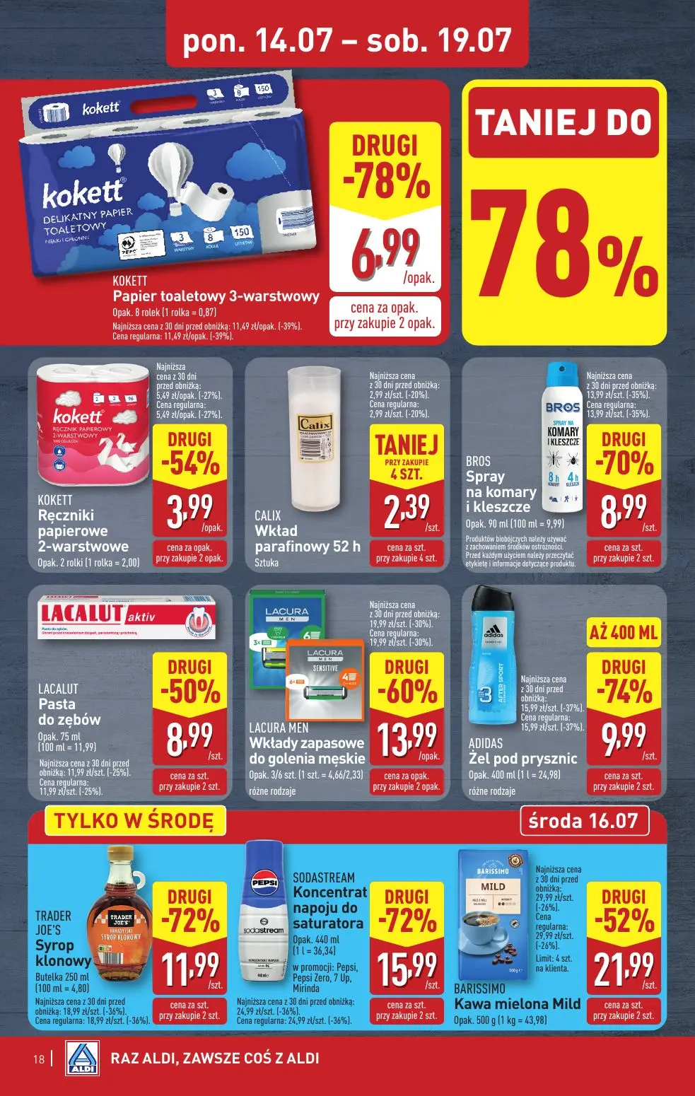 gazetka promocyjna ALDI Raz ALDI, zawsze coś z ALDI - Strona 18