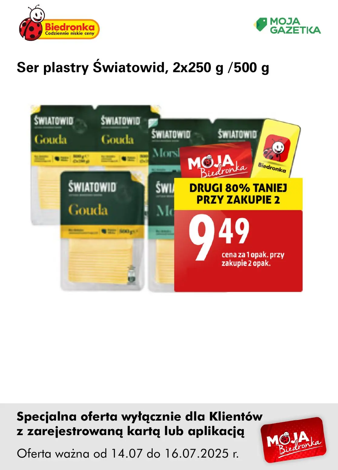 gazetka promocyjna Biedronka Oferta z kartą Moja Biedronka - Strona 2