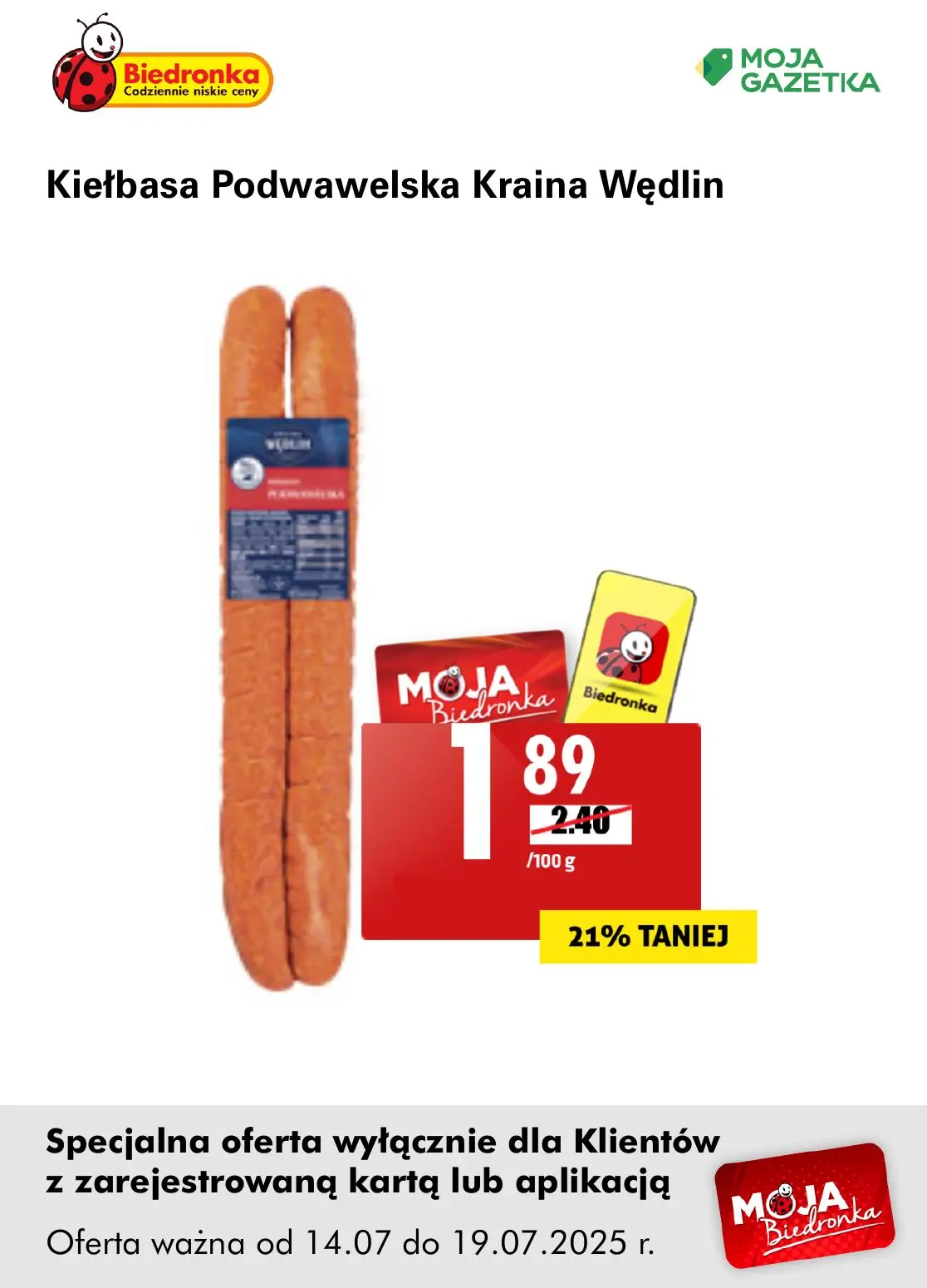 gazetka promocyjna Biedronka Oferta z kartą Moja Biedronka - Strona 13