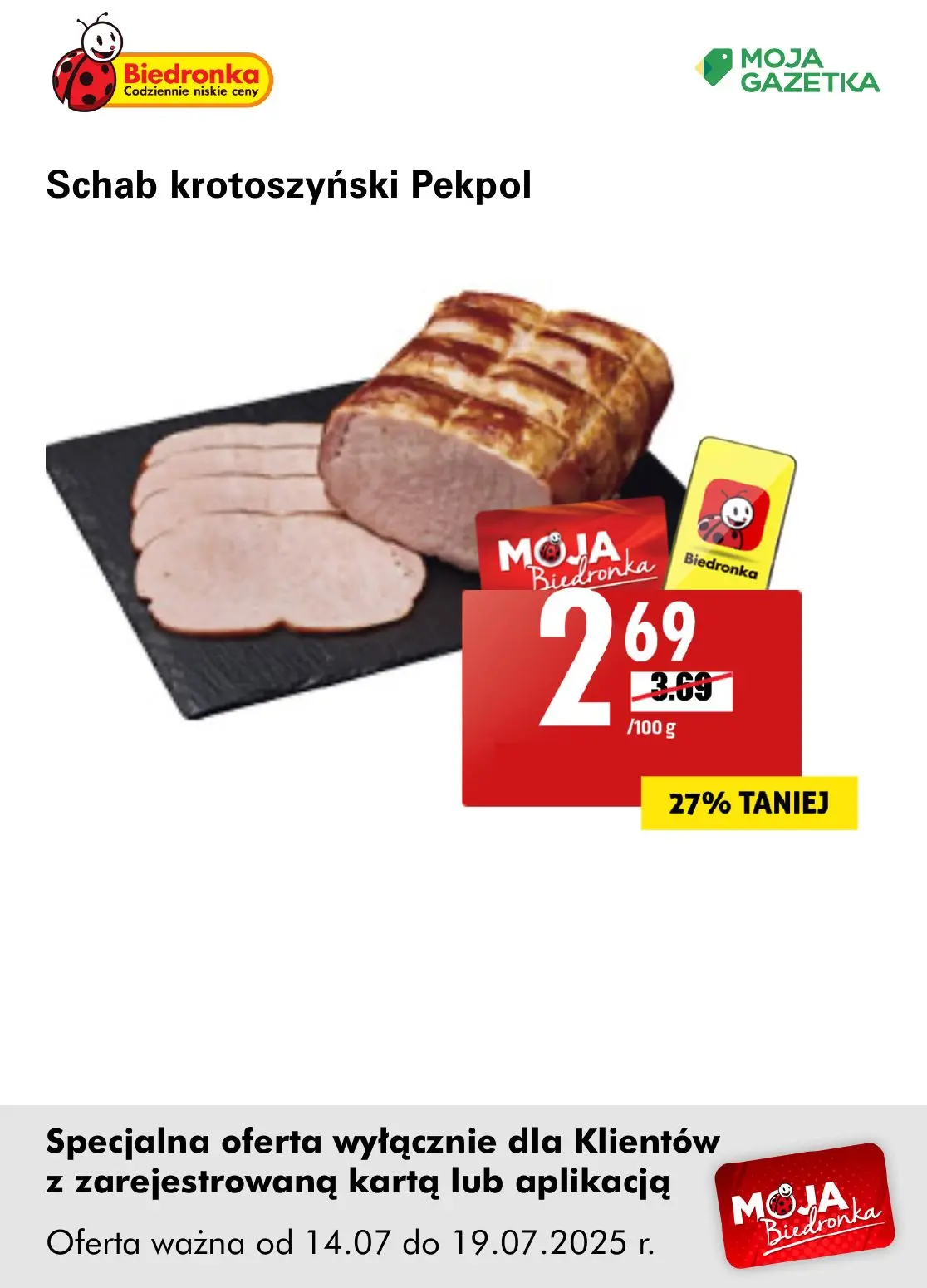 gazetka promocyjna Biedronka Oferta z kartą Moja Biedronka - Strona 14