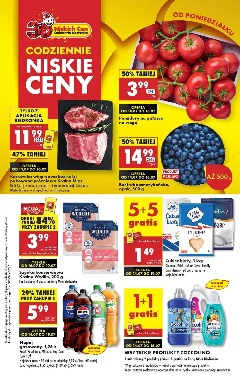 gazetka promocyjna Biedronka Od poniedziałku - Strona 1