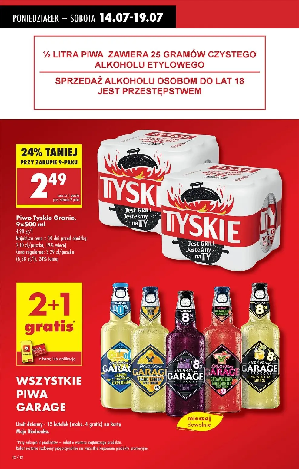 gazetka promocyjna Biedronka Od poniedziałku - Strona 14