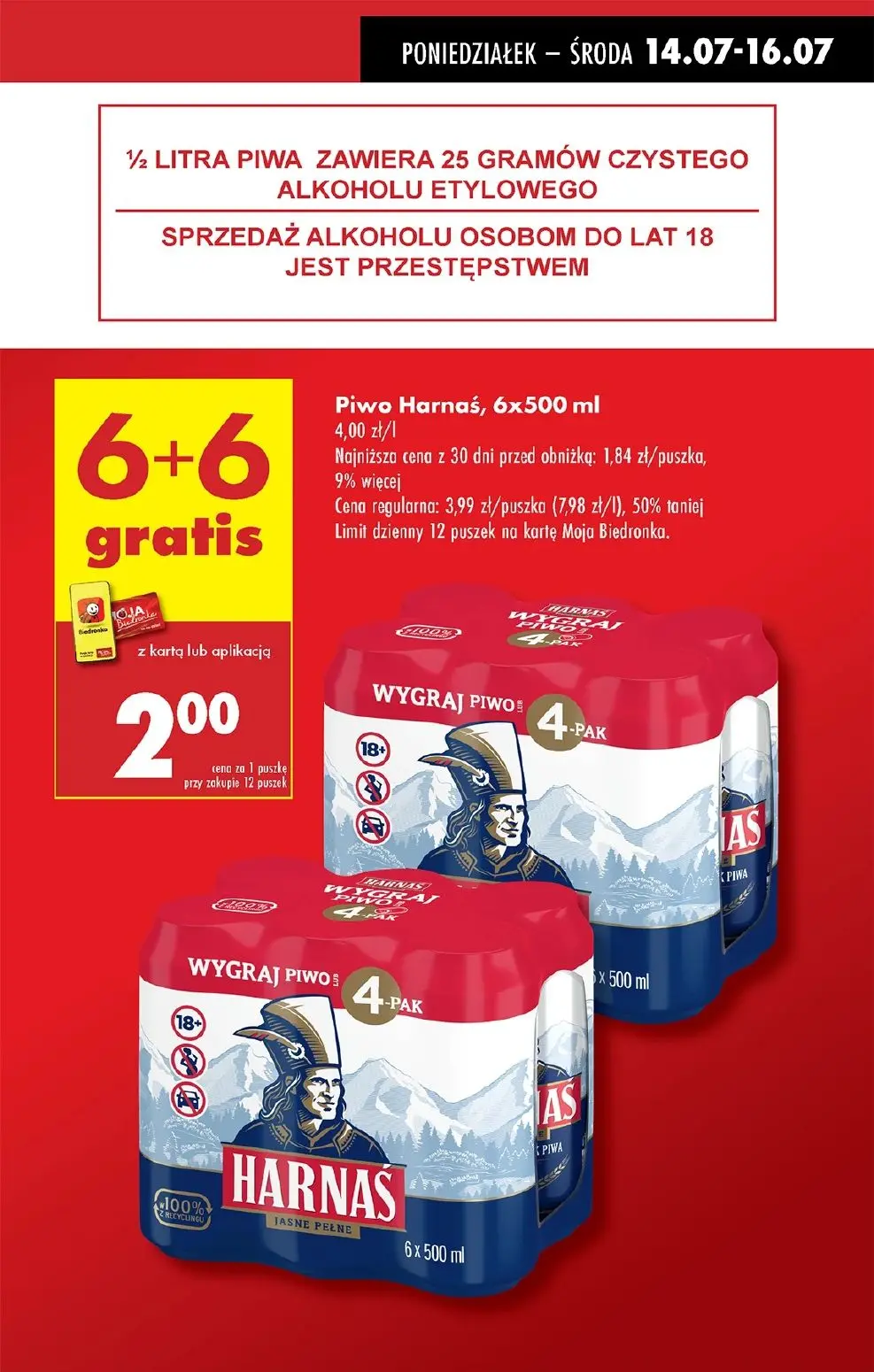 gazetka promocyjna Biedronka Od poniedziałku - Strona 15
