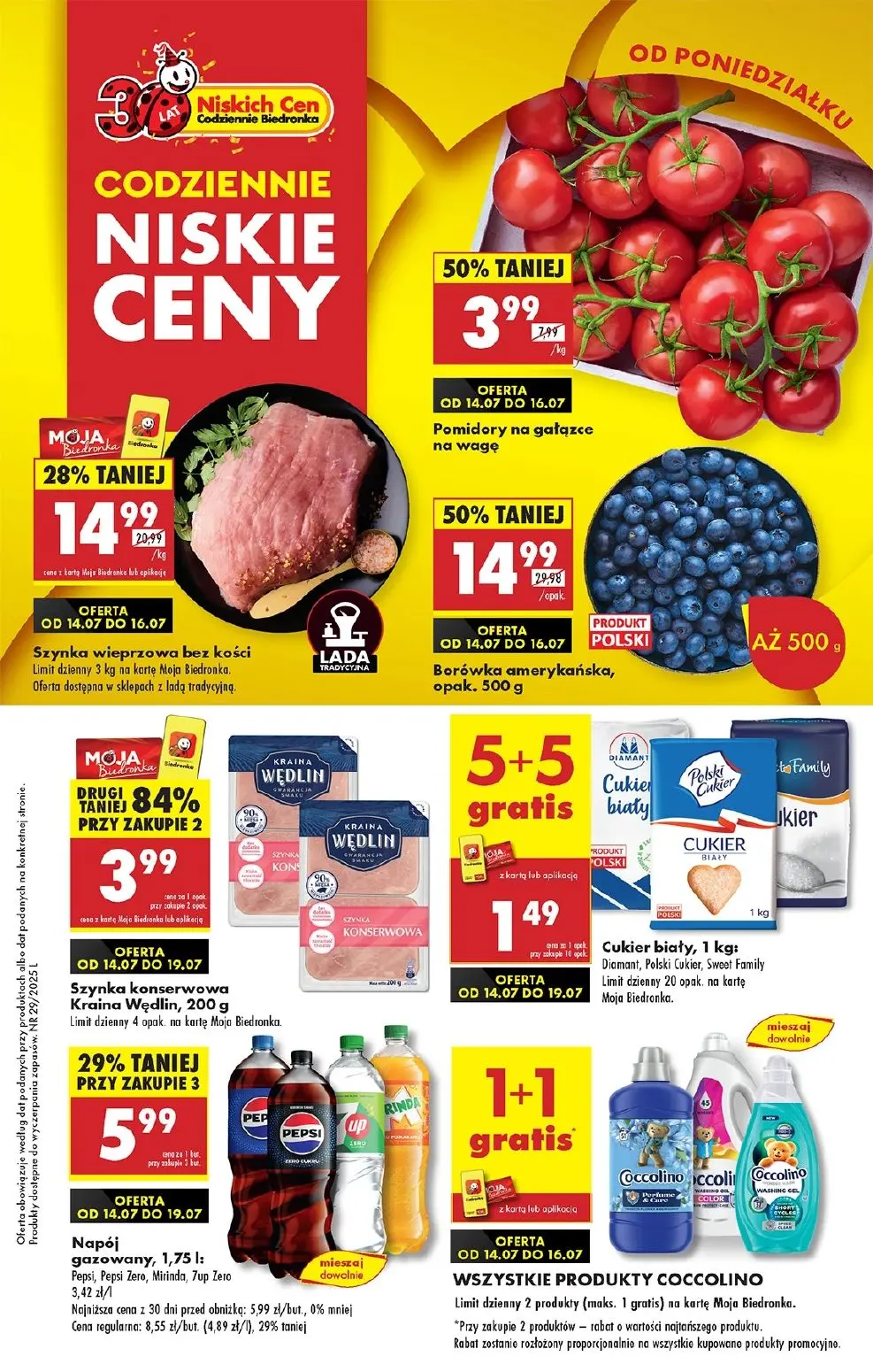 gazetka promocyjna Biedronka Lada tradycyjna. Od poniedziałku - Strona 1