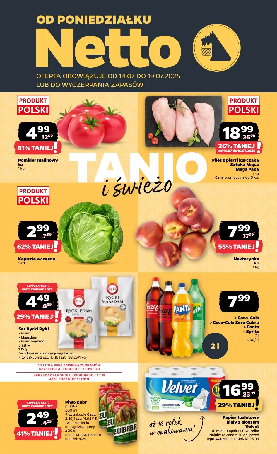 gazetka promocyjna NETTO Tanio i świeżo - Strona 1